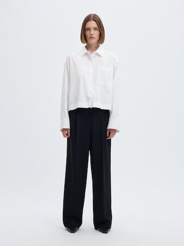 SELECTED - Blusa 'SLWDANNIE' em branco