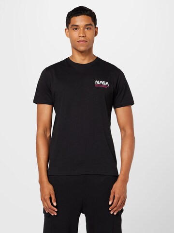 T-Shirt 'Skylab' ALPHA INDUSTRIES en noir : devant