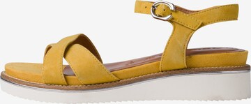 Sandales TAMARIS en jaune