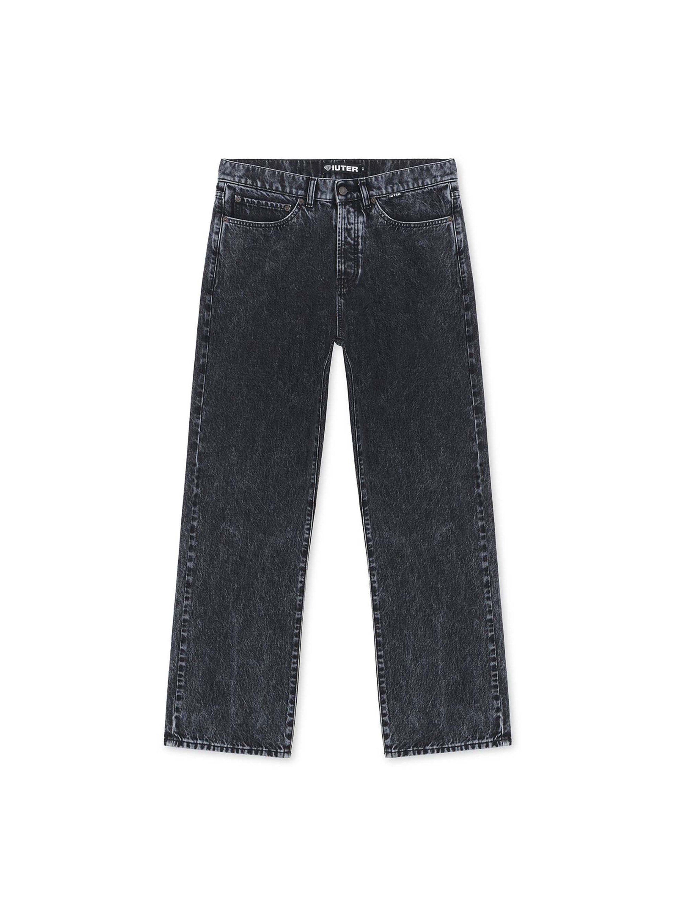 IUTER Loosefit Jeans in Grijs: voorkant
