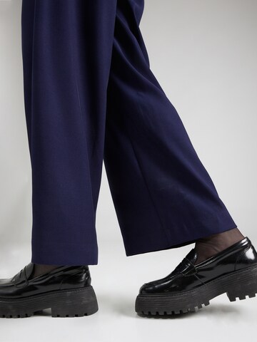 ABOUT YOU Wide leg Trousers 'Mila' in Blue