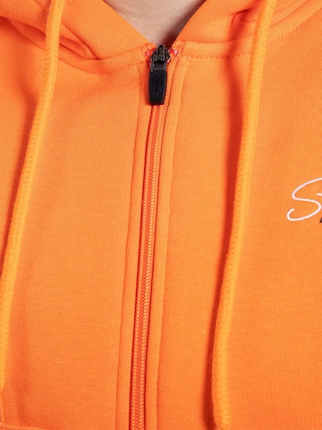 Smilodox Sweatjacke 'Enara' in Orange