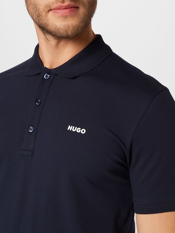 HUGO Red Poloshirt 'Dinos' in Blau