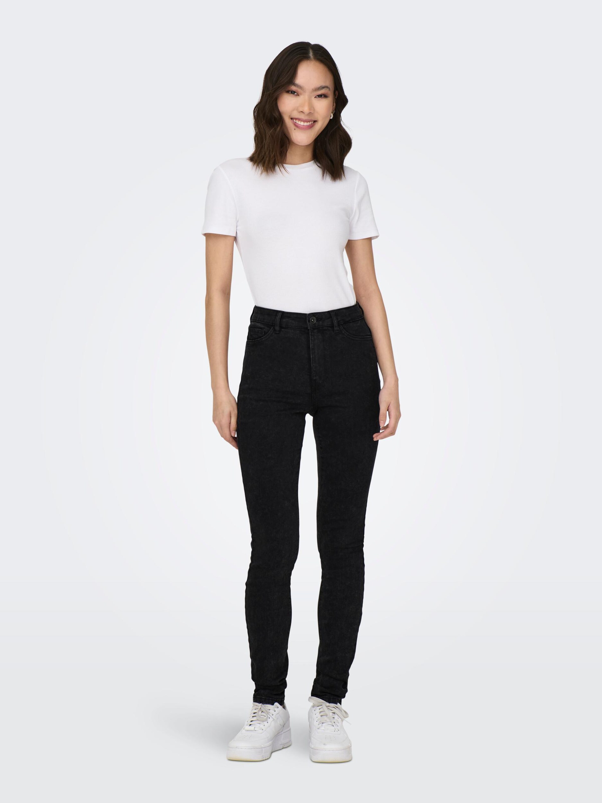 ONLY Skinny Jeans Rose in Black ABOUT YOU
