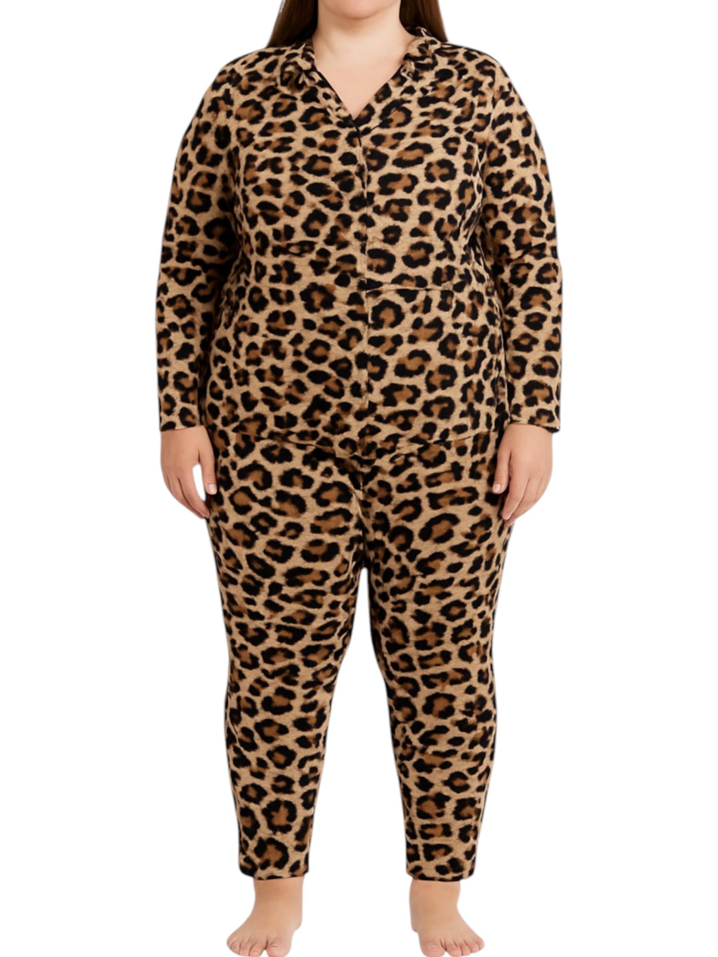 fashionshowcase Pajama 'Leona-Plus' in Black