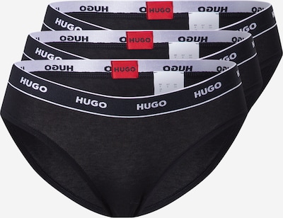 Slip 'TRIPLET BRIEF STRIPE' HUGO Red pe roșu / negru / alb, Vizualizare produs