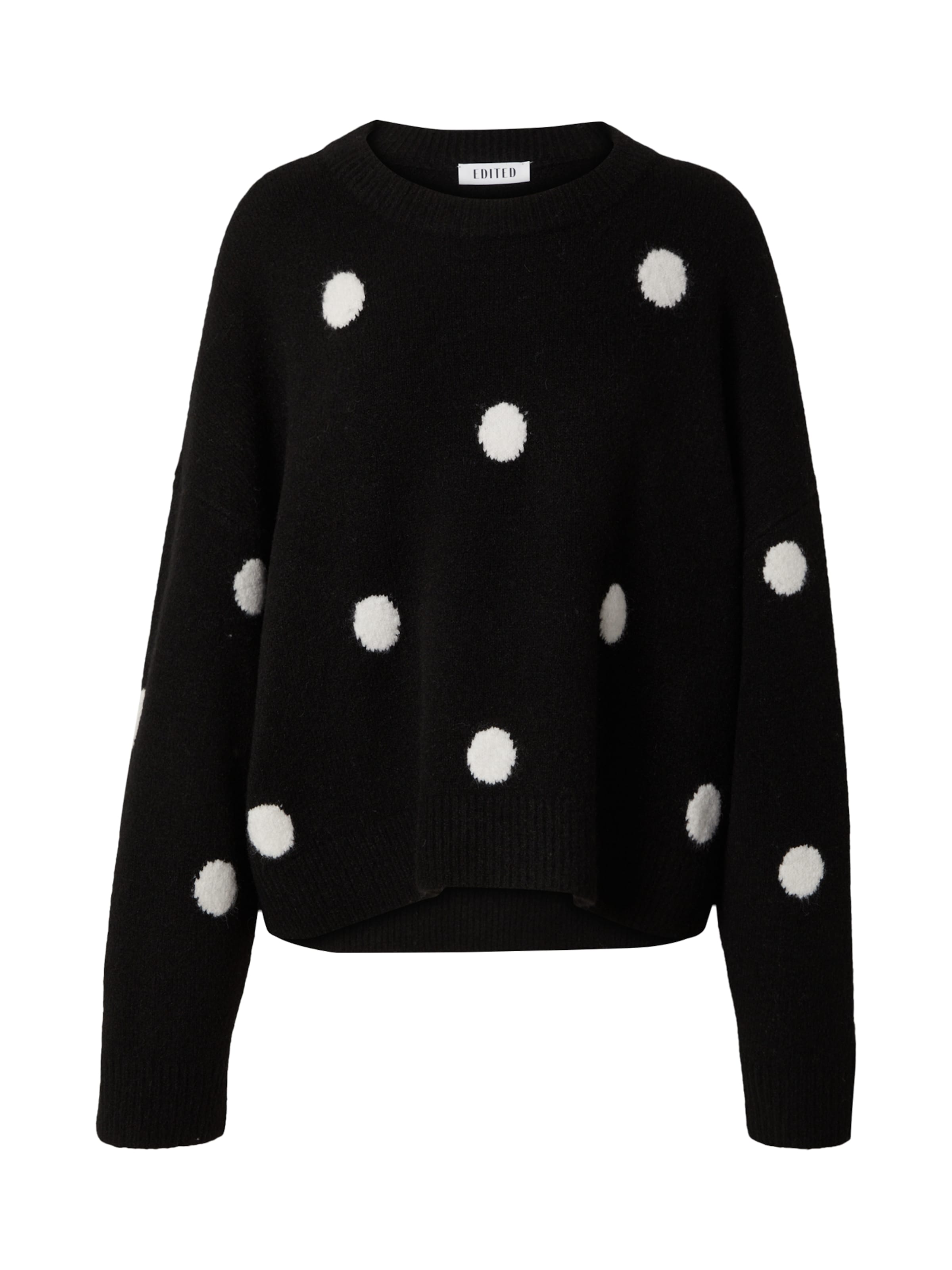 EDITED Πουλόβερ 'Floriane' σε μαύρο: μπροστά
