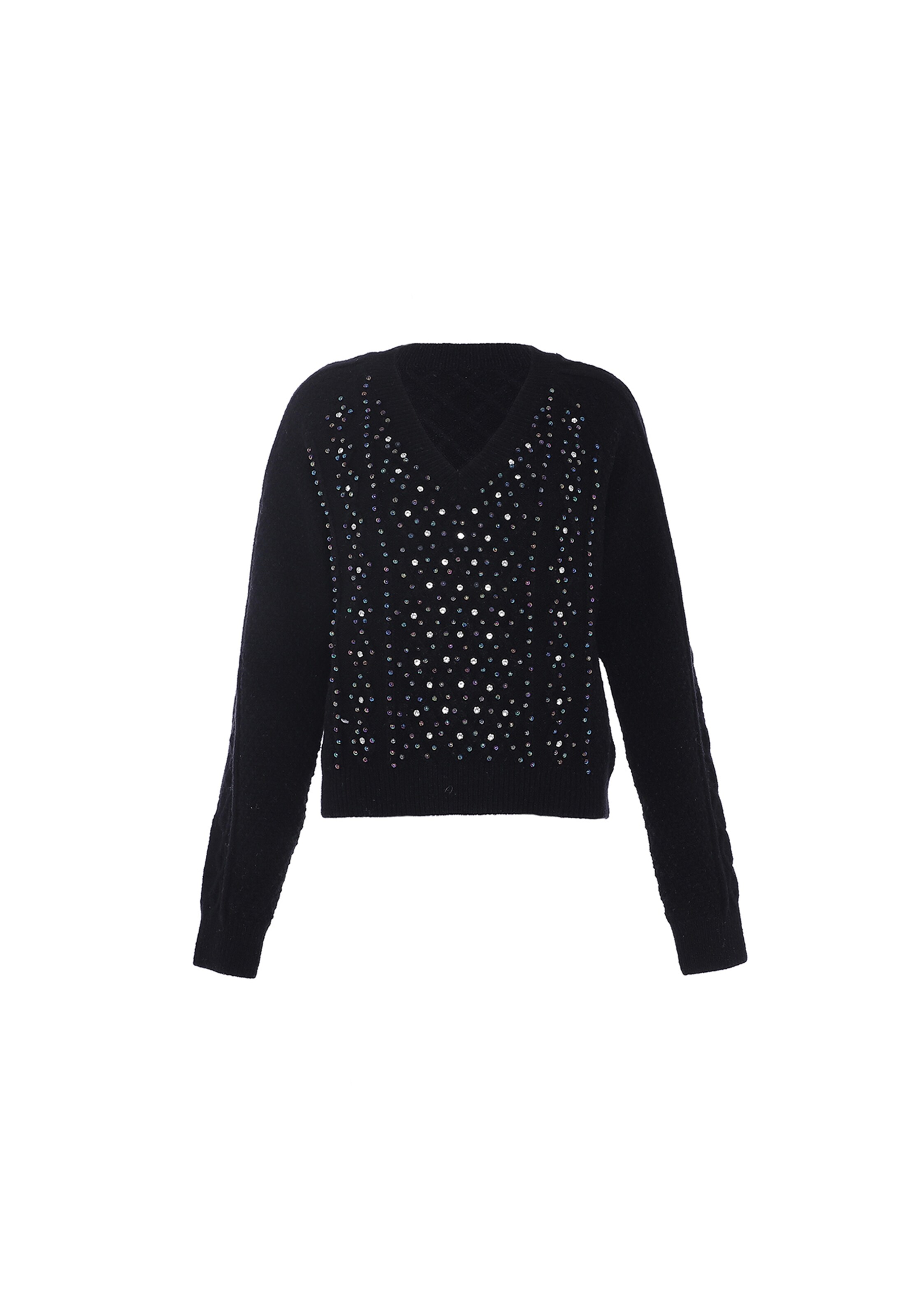 faina Kampsun, värv must: eest vaates