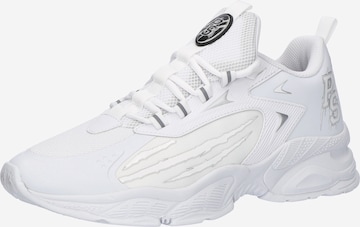 Plein Sport - Zapatillas deportivas bajas en blanco: frente
