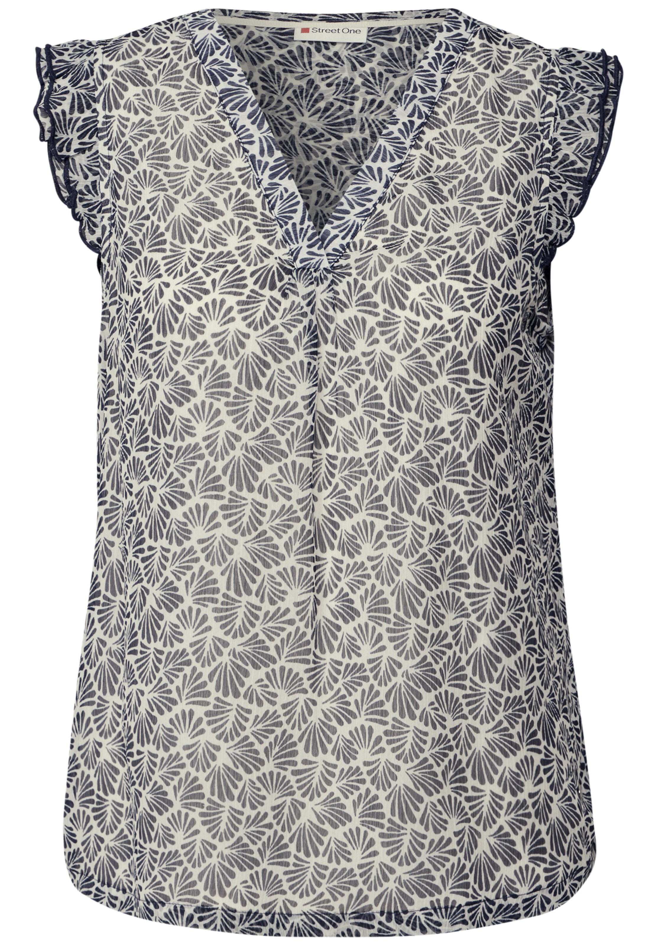 STREET ONE Bluse in Blau: Vorderseite