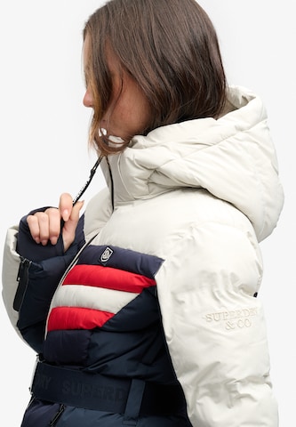 Veste de sport 'Luxe Chevron' Superdry & Co en bleu