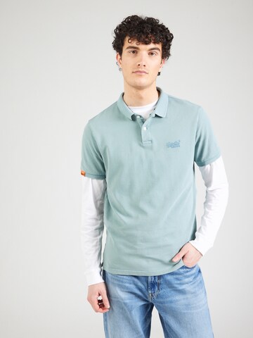 Superdry Tričko - Modrá: predná strana