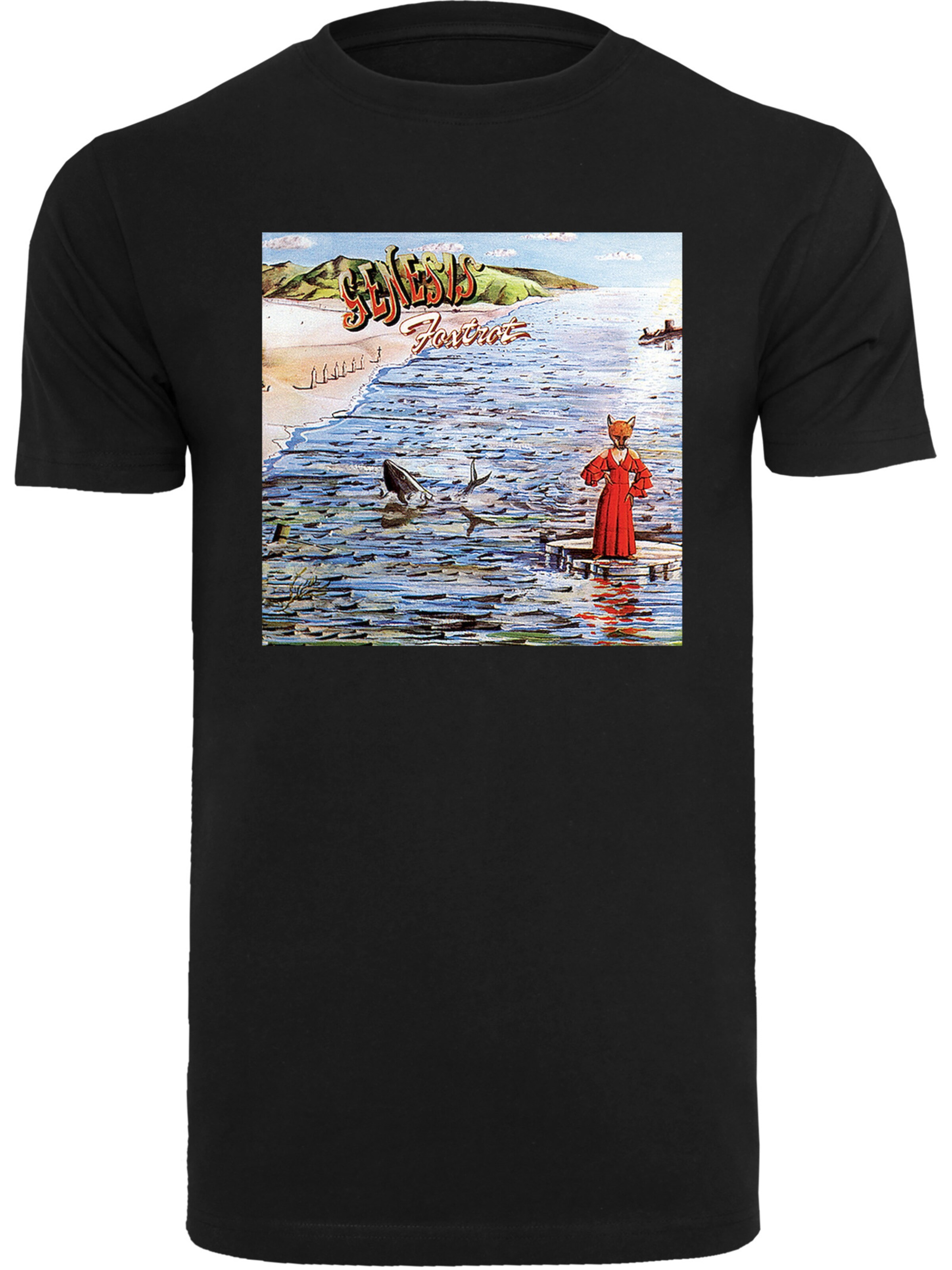 F4NT4STIC Shirt in Zwart: voorkant