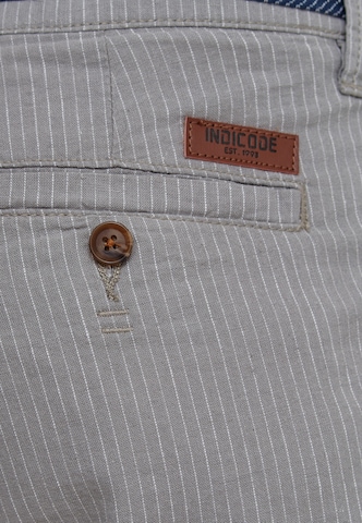 INDICODE JEANS Regular Chino Pants in Grey