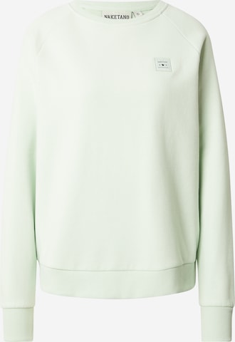 naketano Sweatshirt in Groen: voorkant