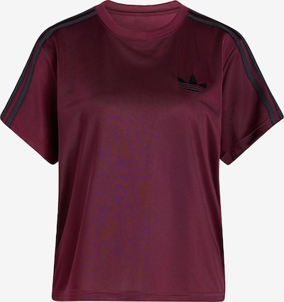XS dydžio Marškinėliai 'Firebird' iš ADIDAS ORIGINALS, spalva – vyno raudona spalva / juoda, Prekių apžvalga