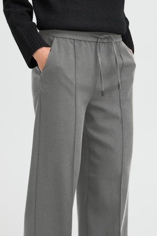Wide leg Pantaloni 'BYENCORE' di b.young in grigio