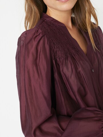 co'couture Blouse 'Taffy' in Lila