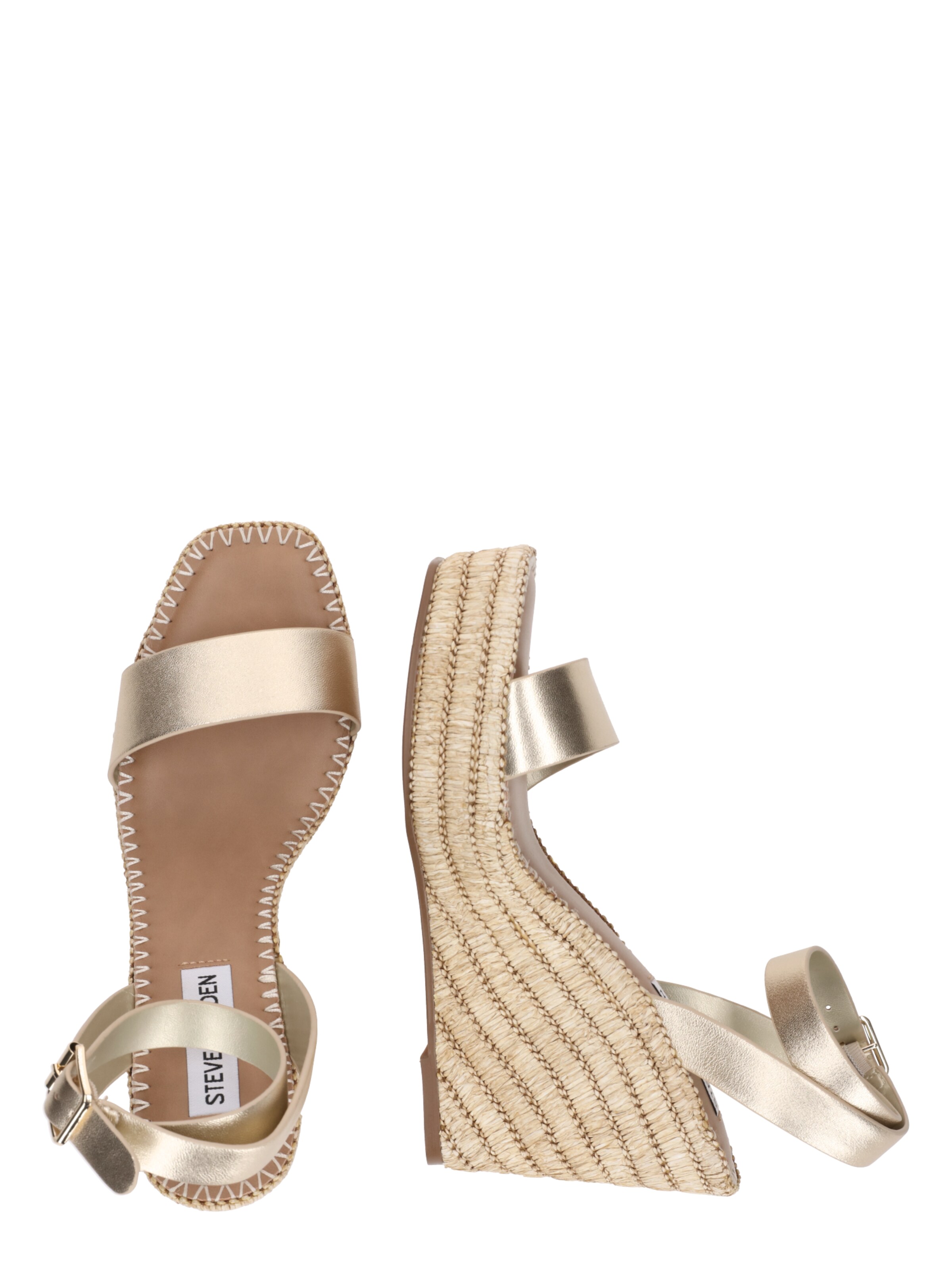 STEVE MADDEN Strap Sandals 'Cassie' in Gold