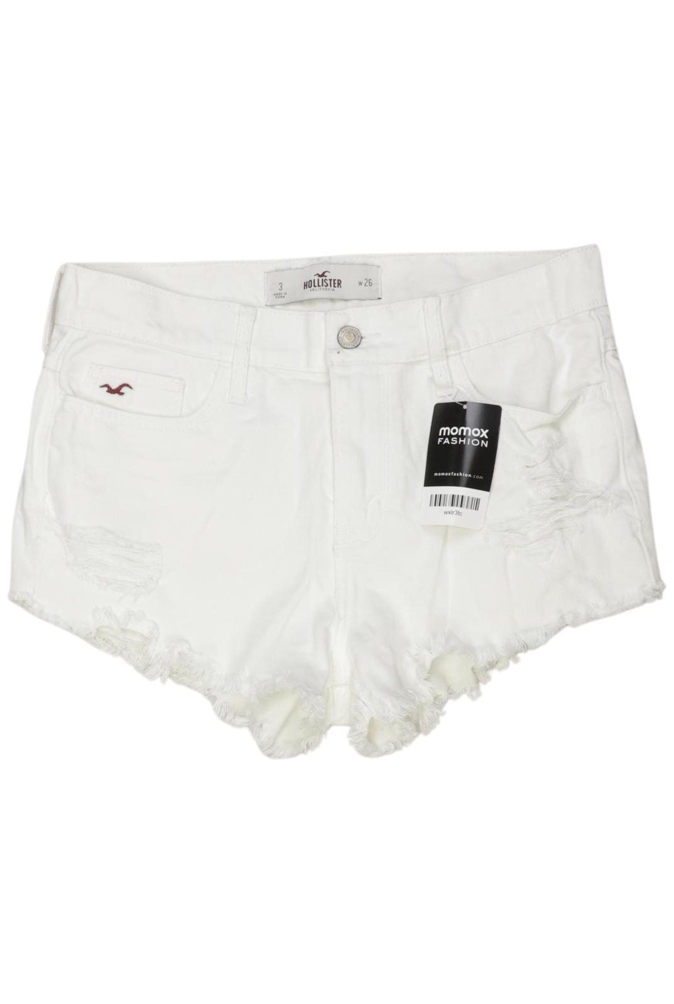HOLLISTER Shorts in XS in White: front