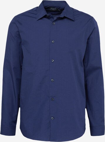 BURTON MENSWEAR LONDON Regular fit Overhemd in Blauw: voorkant