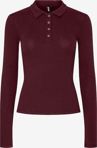 PIECES Shirt 'KITTE' in Rot: Vorderseite