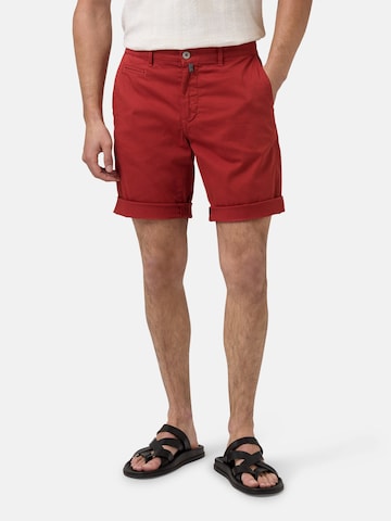 PIERRE CARDIN Regular Chino 'Lyon' in Rood: voorkant