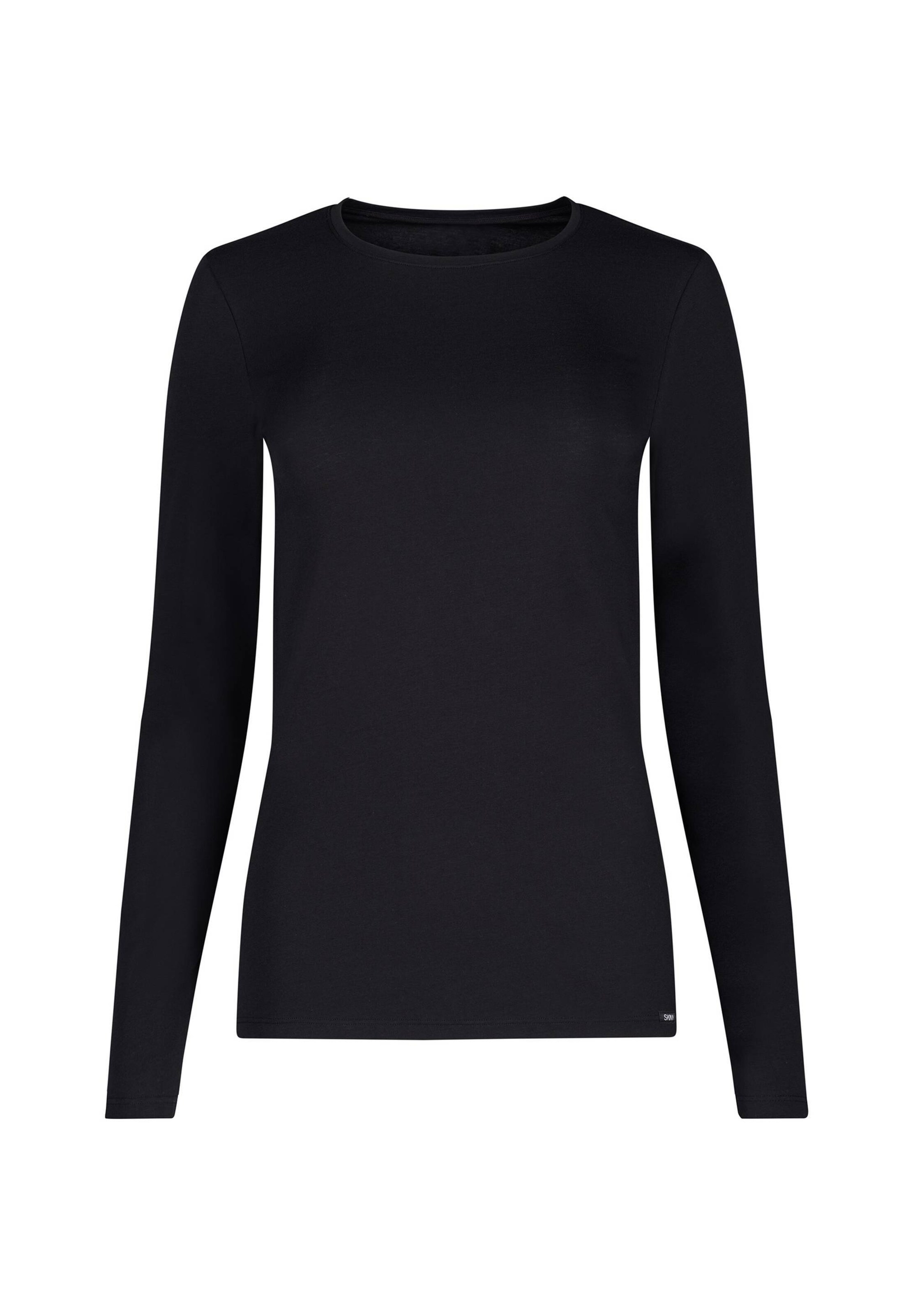 Skiny Shirt in Schwarz: Vorderseite