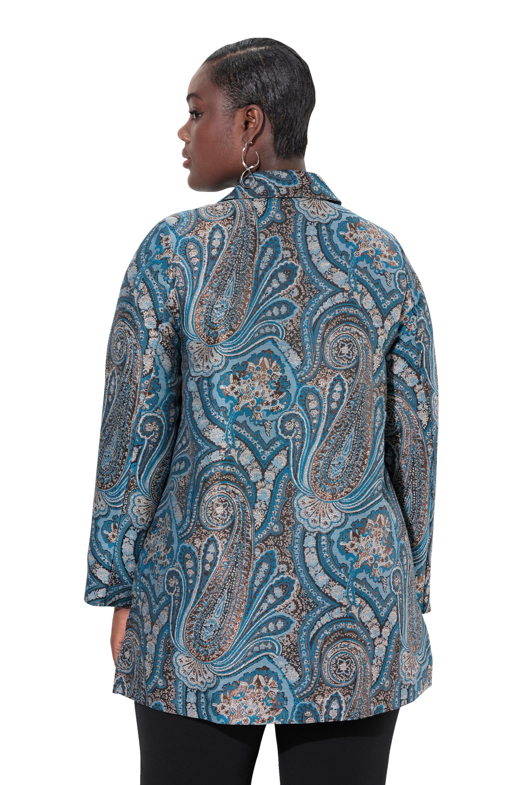 Ulla Popken Tussenjas in Blauw