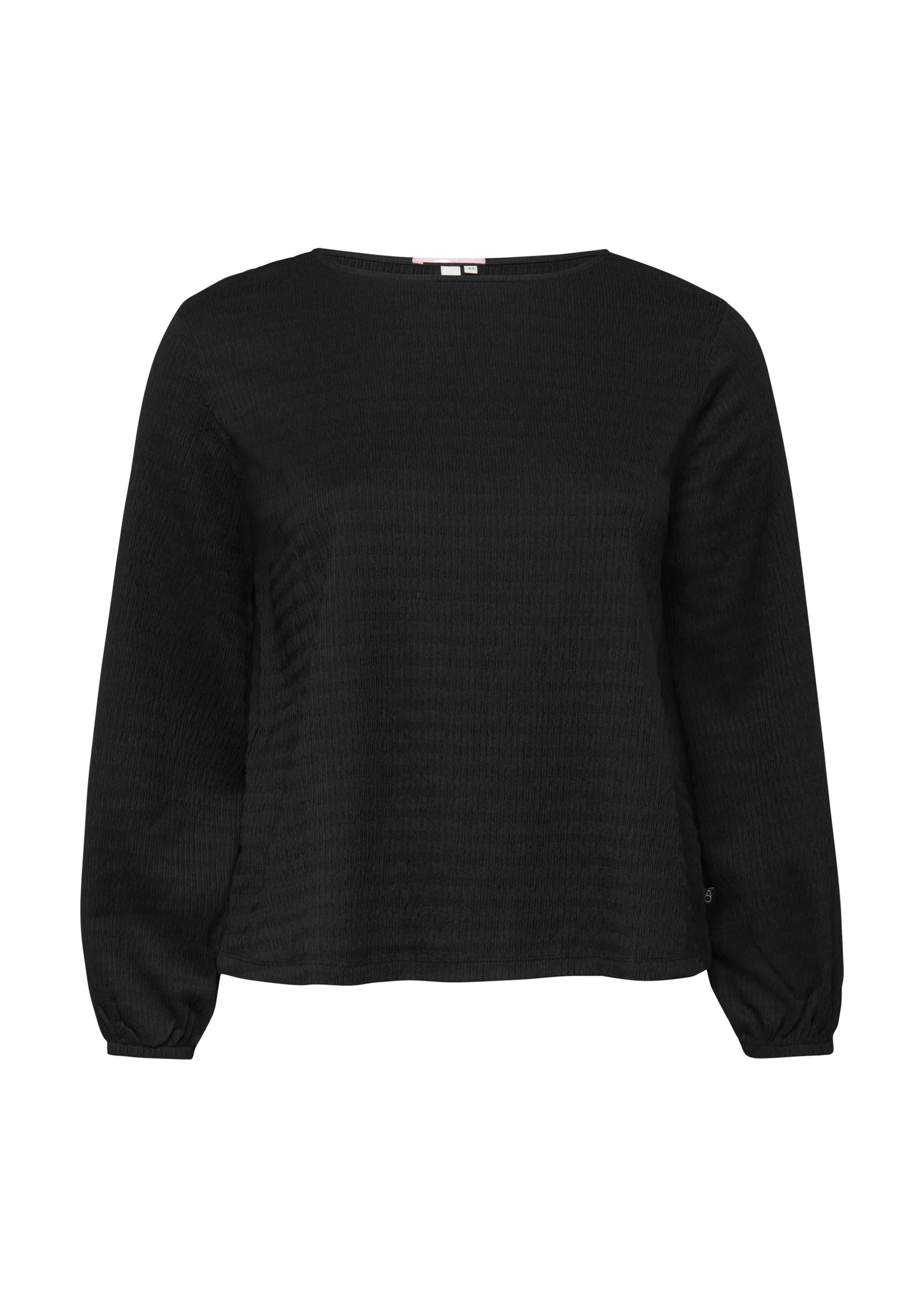 Chemisier QS en noir : devant