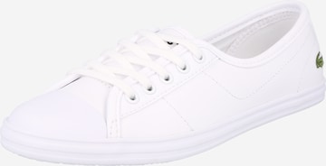 LACOSTE Platform trainers 'Ziane BL 1 SPW' in White: front