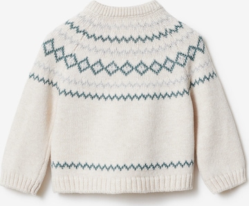 MANGO KIDS Sweater 'Greca' in Beige