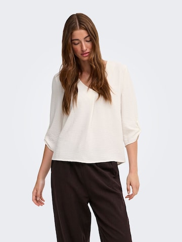 Chemisier 'ONLMette' ONLY en blanc : devant
