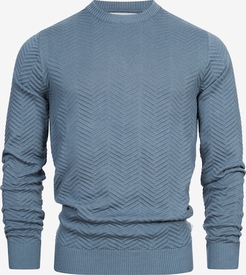 Kronstadt Sweater 'Carlo' in Blue: front