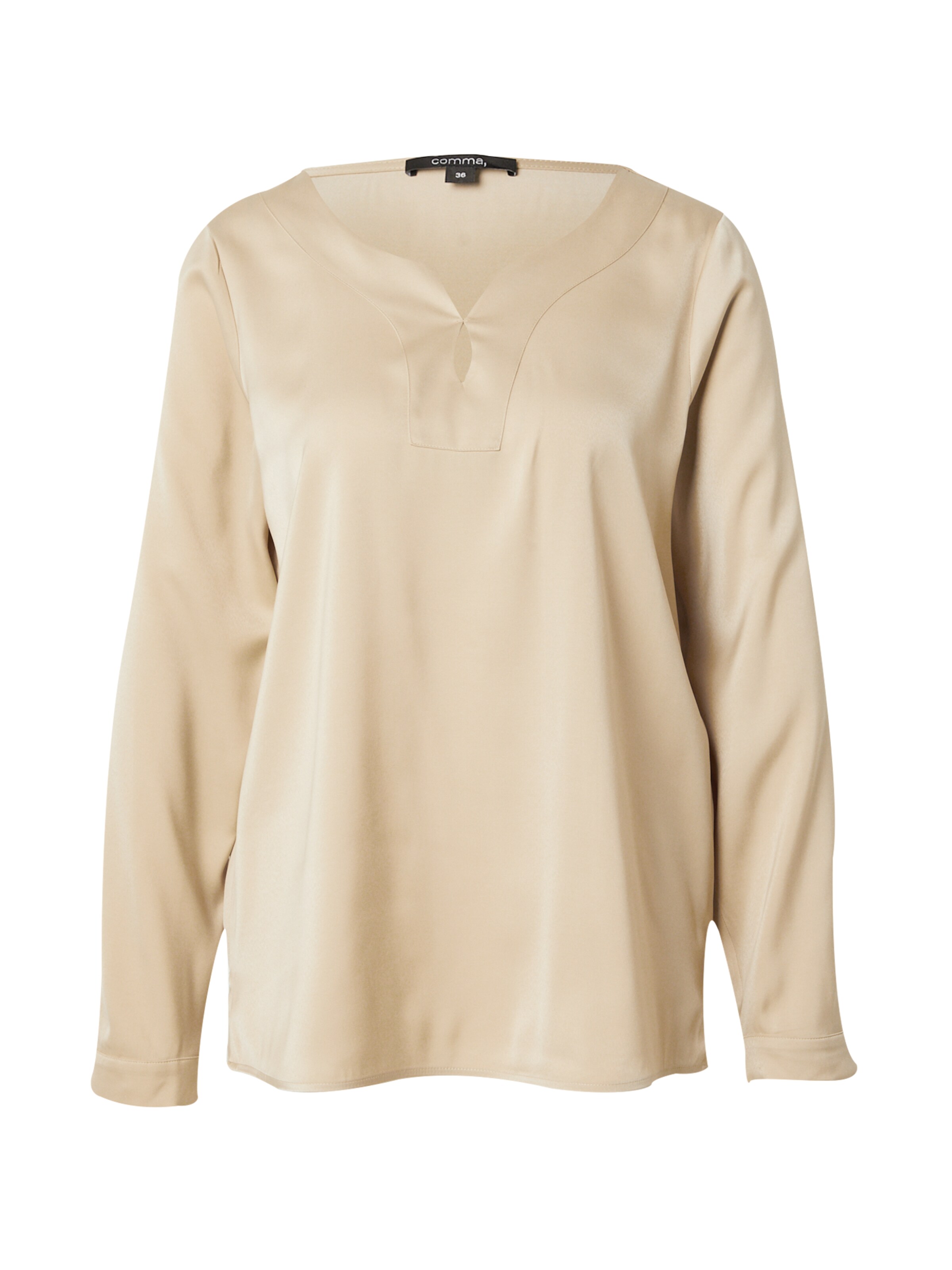 Chemisier COMMA en beige : devant