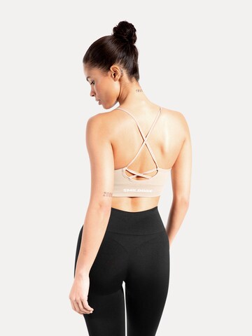 Bustier Haut de sport Smilodox en beige