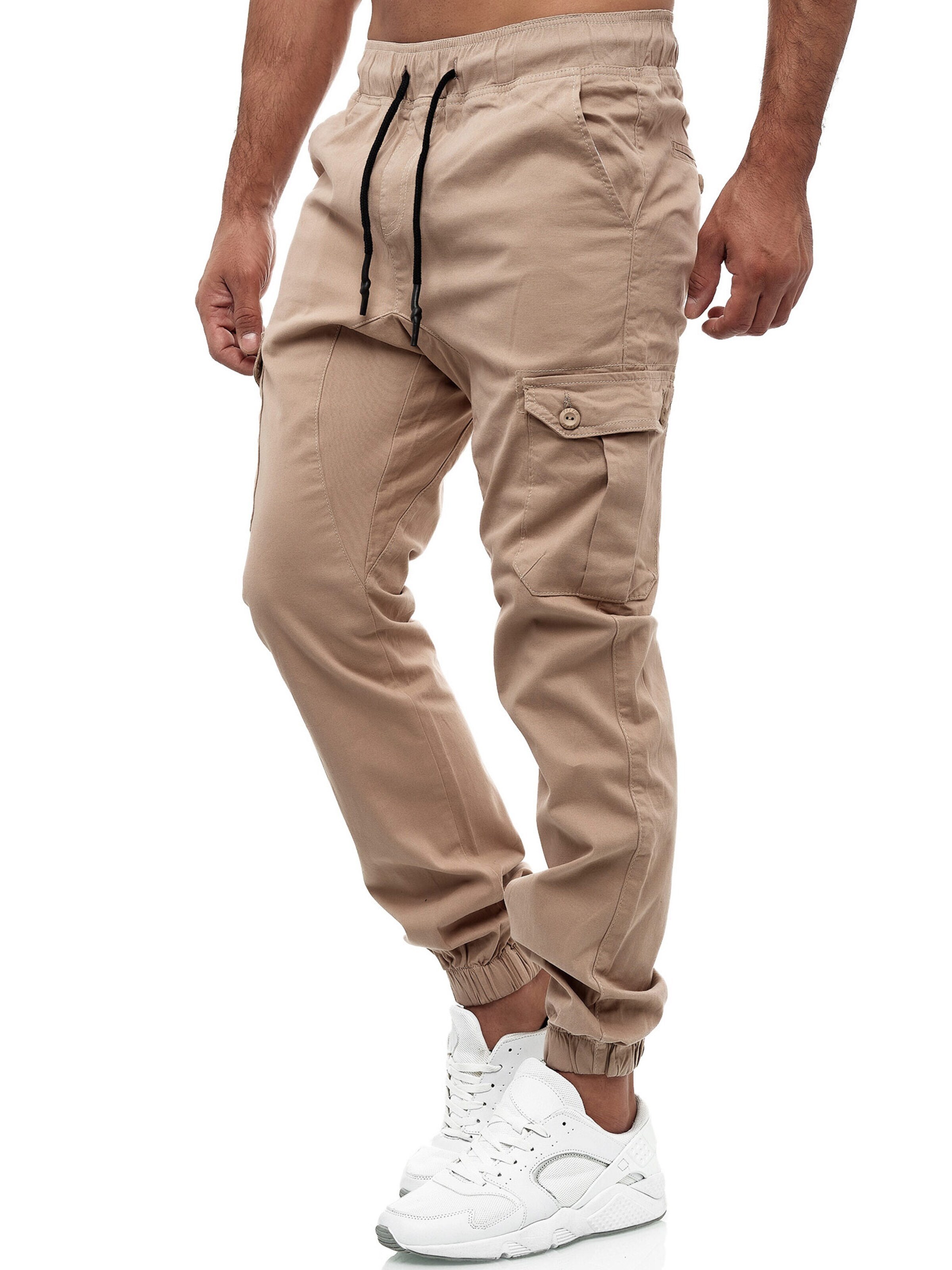 Tazzio regular Cargobukser '16610' i beige