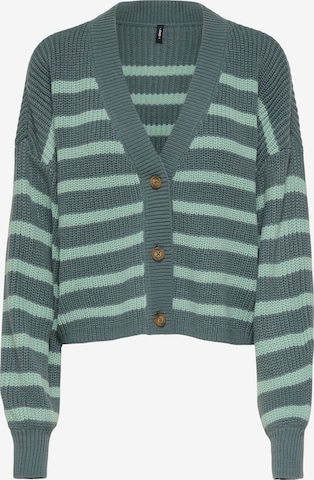 ONLY Плетена жилетка 'ONLCALLIE' в зелено: отпред