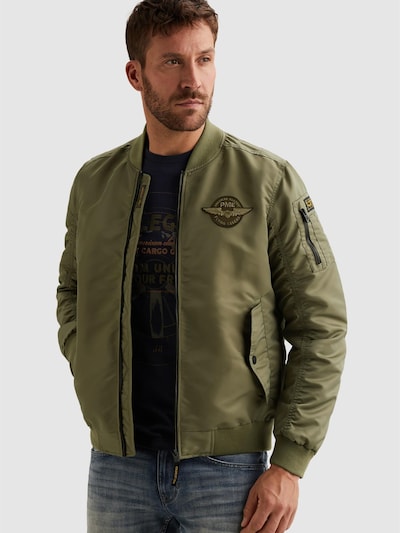 PME Legend Übergangsjacke 'Authentic MA-1 jacket'‌‌‌‌‌‌‌ in S in grün, Produktansicht