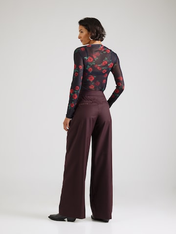 Harper & Yve Regular Pleat-front trousers in Brown