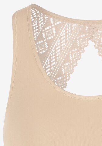 LASCANA - Bustier Sujetador en beige