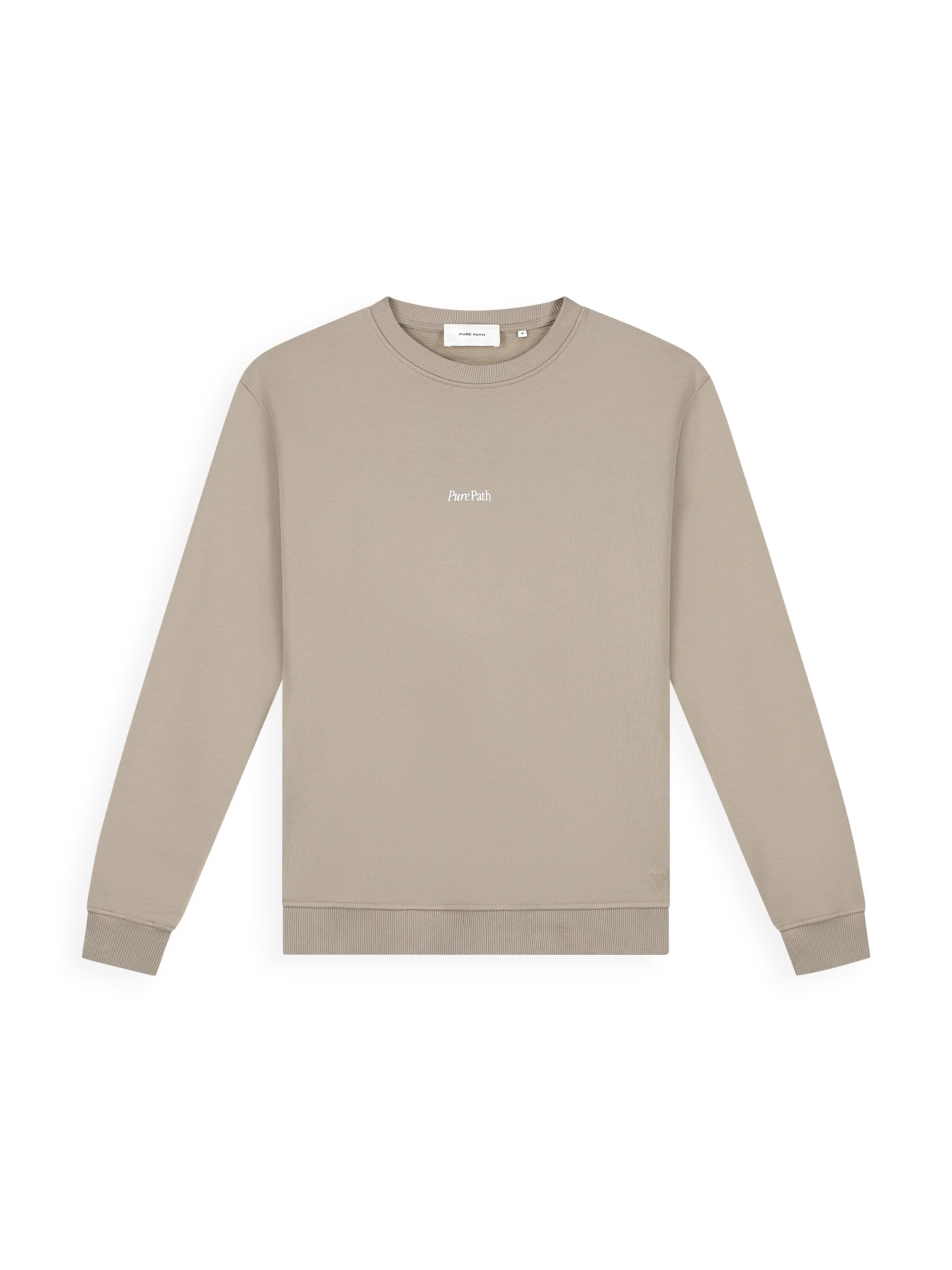 Pure Path Sweatshirt in Grey: front