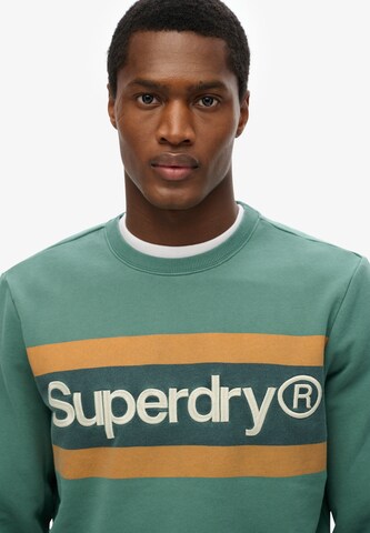 Sweat-shirt 'Core' Superdry en vert