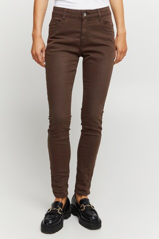 b.young Slimfit Jeans 'KAILY' in Bruin: voorkant