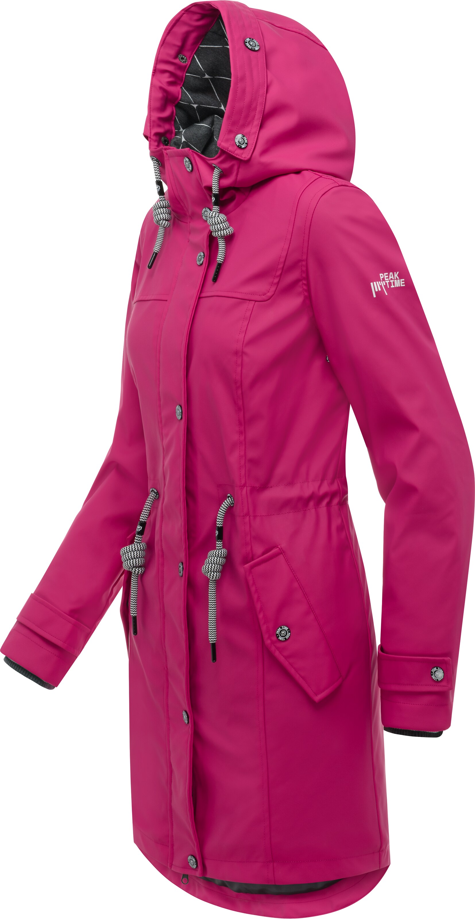 Peak Time Raincoat in Pink