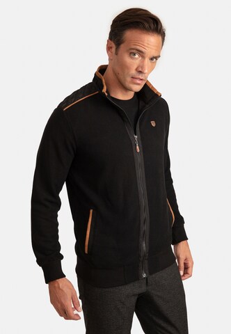 Sir Raymond Tailor Sweatjacke 'Specter' in Schwarz