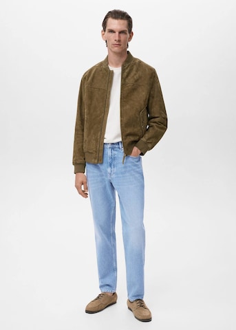MANGO MAN Tapered Jeans 'Lori' in Blue