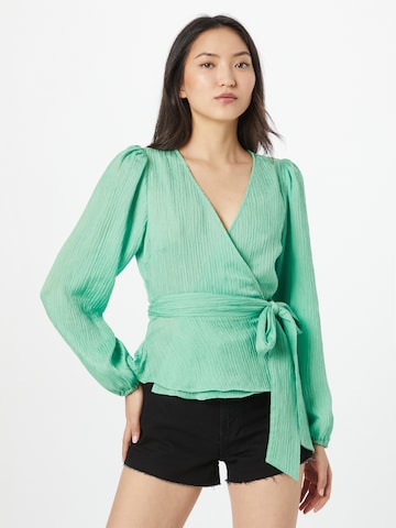 Chemisier 'Moa' Gina Tricot en vert : devant