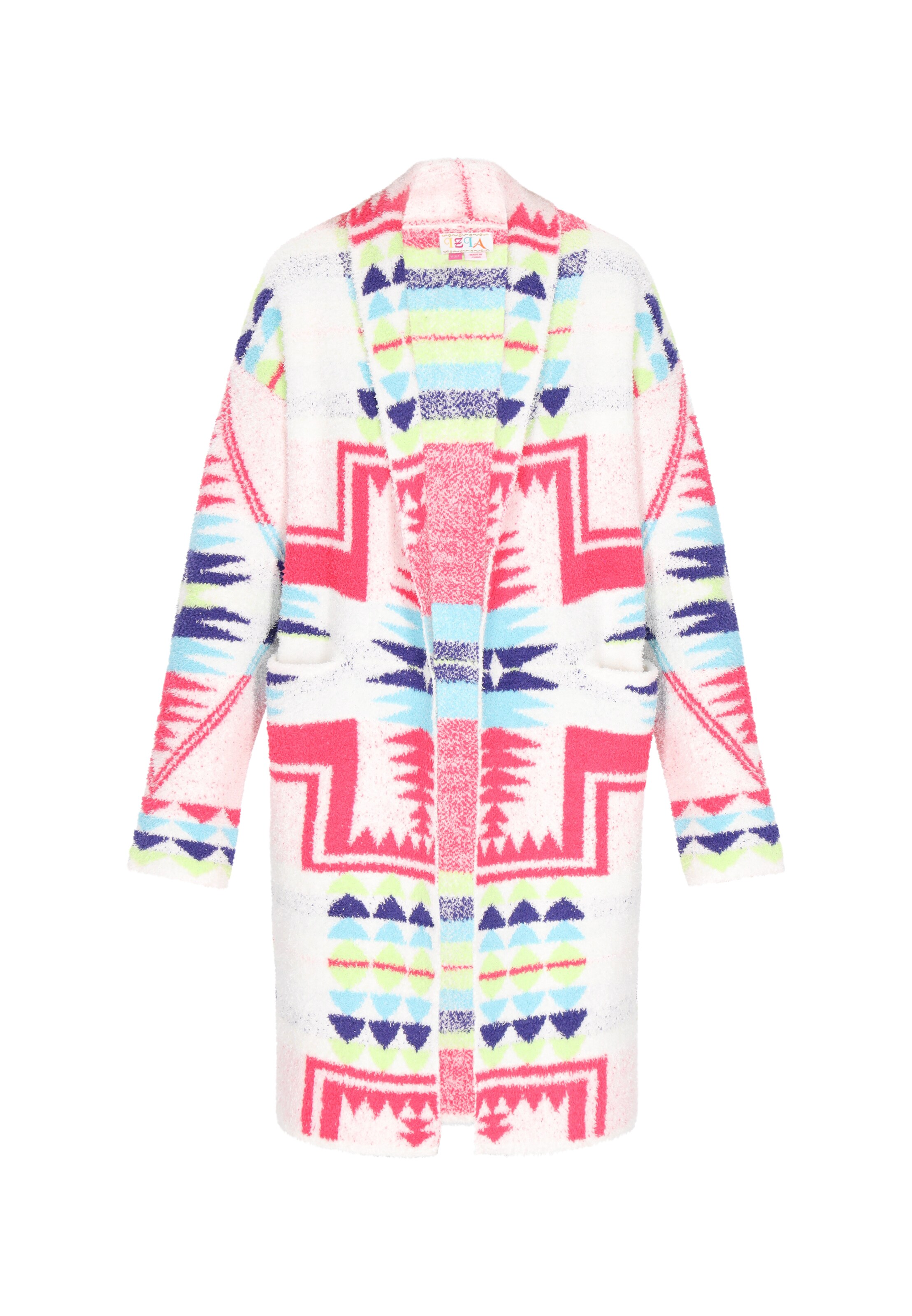 IZIA Kardigán - Biela: predná strana