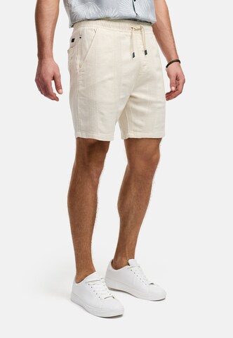 INDICODE JEANS Regular Broek 'INPop' in Beige: voorkant